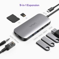 VAVA 9-в-1 USB-C хъб, снимка 1 - Друга електроника - 41879696