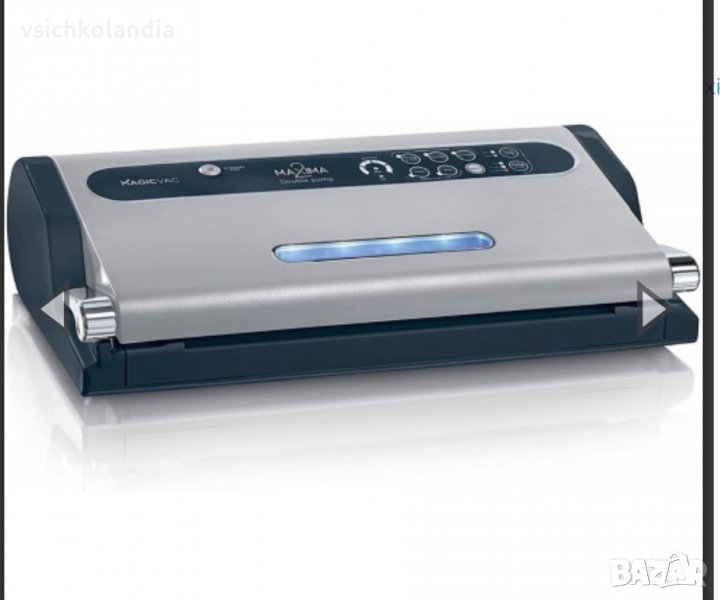 Уред за вакуумиране и запечатване на фолио Magic Vac Maxima 2 за храна, 130Watt, 230V сив (код 604), снимка 1