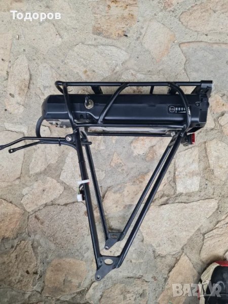 Багажник с кутия за батерия за електрическо колело велосипед KTM Panasonic, снимка 1