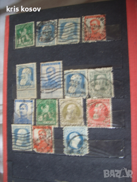 15 бр. стари пощенски марки от Австрия и Белгия, снимка 1