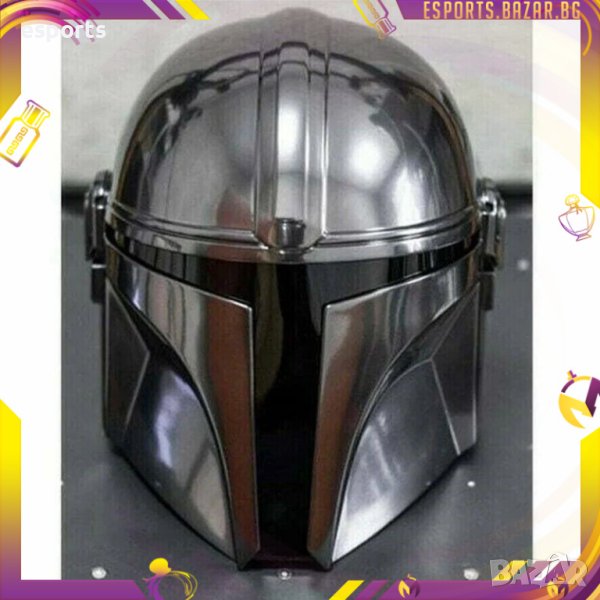 Шлем от Star Wars The Mandalorian междузвездни войни - adult size (възрастни) bounty hunter helmet, снимка 1