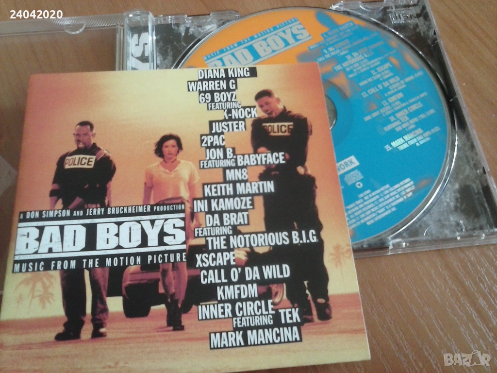 Bad Boys - Original Soundtrack CD Printed in CANADA, снимка 1