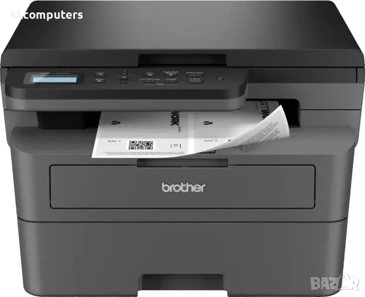 Мултифункционалнo устройствo Brother DCP-L2600D, Лазерен, A4, 1200 x 1200 dpi, 34 ppm - DCPL2600DYJ1, снимка 1