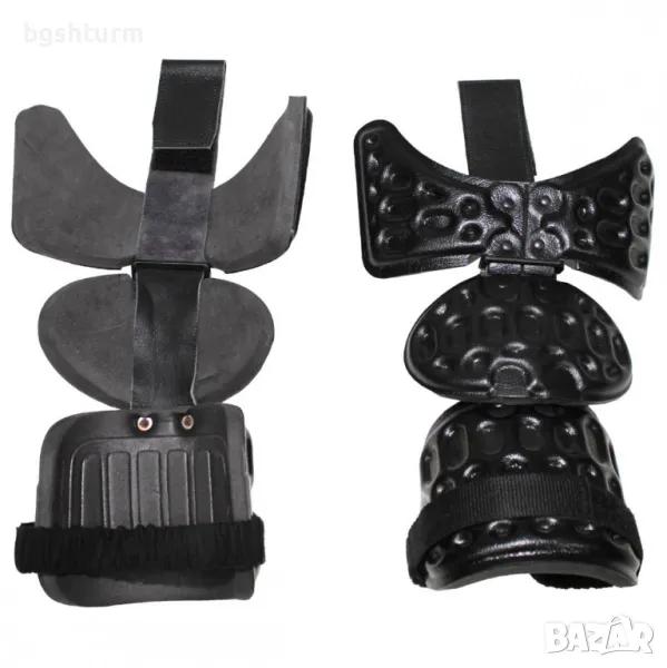 GB Протектори за лакът и предмишница от твърда пластмаса използвани, снимка 1