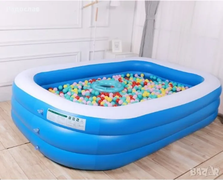 Устойчив надуваем басейн, различни размери., снимка 1