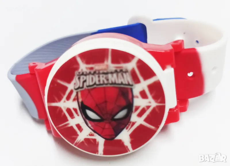 Детски часовник Спайдърмен с капак, снимка 1