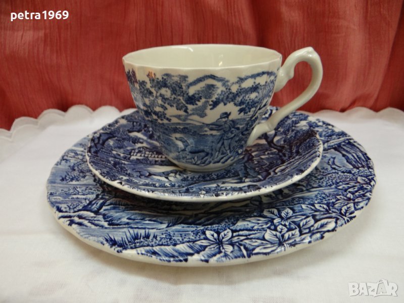 Порцелан на The Hunter by Myott в синьо, снимка 1