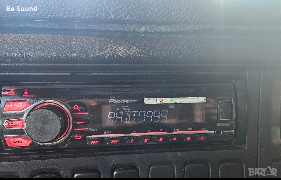СД плеър Pioneer Deh-1700ub с CD, Aux, USB, RDS тунер , снимка 1