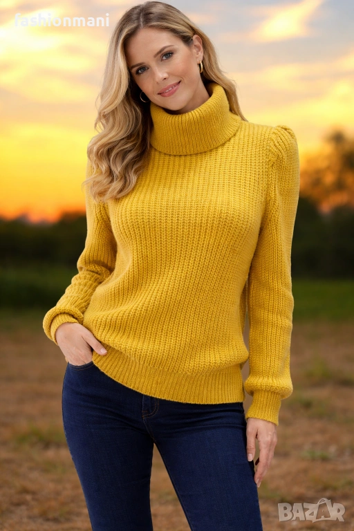ДАМСКИ ПУЛОВЕРИ 2 цвята - код 1265, снимка 1