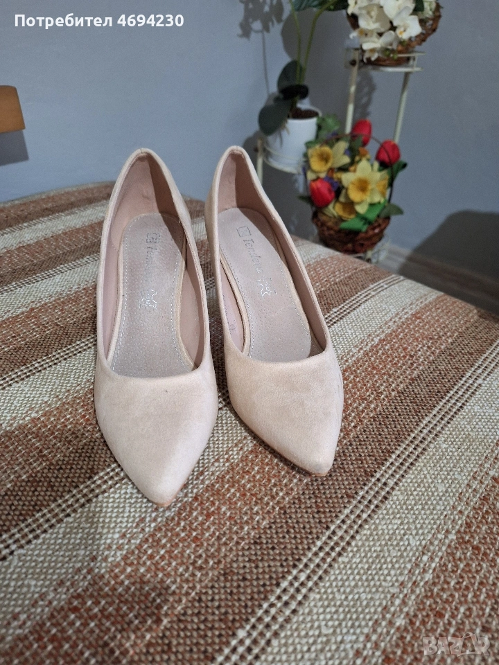 Дамски Обувки От Набук .39 номер .Подходящи за Всеки повод ., снимка 1