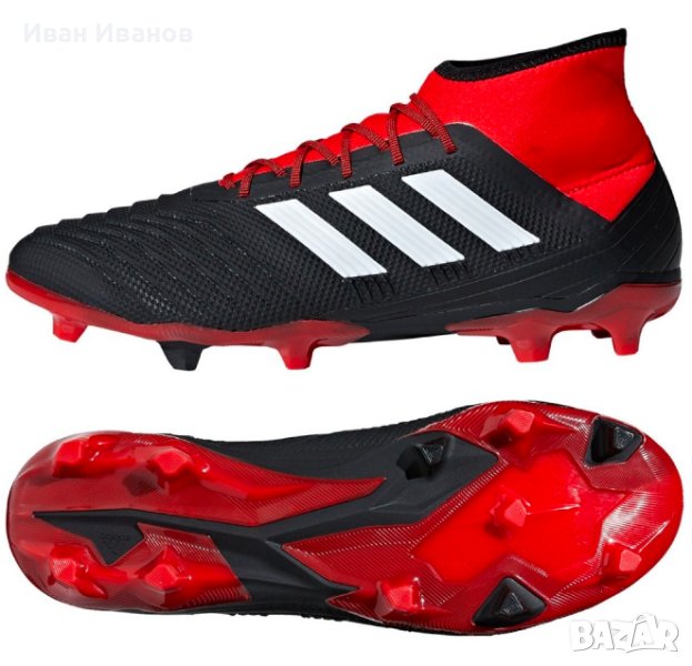 бутонки  Adidas Predator 18.2 Fg M  номер 40 ,5-41, снимка 1