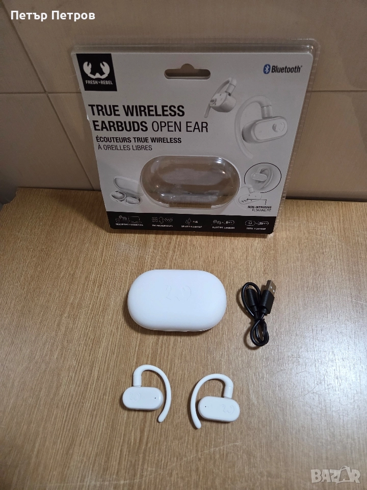 Чисто нови безжични слушалки Fresh 'n Rebel True Wireless Earbuds Open Ear. , снимка 1