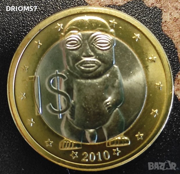 Монета Острови Кук(UNC) 1 долар, 2010 , снимка 1