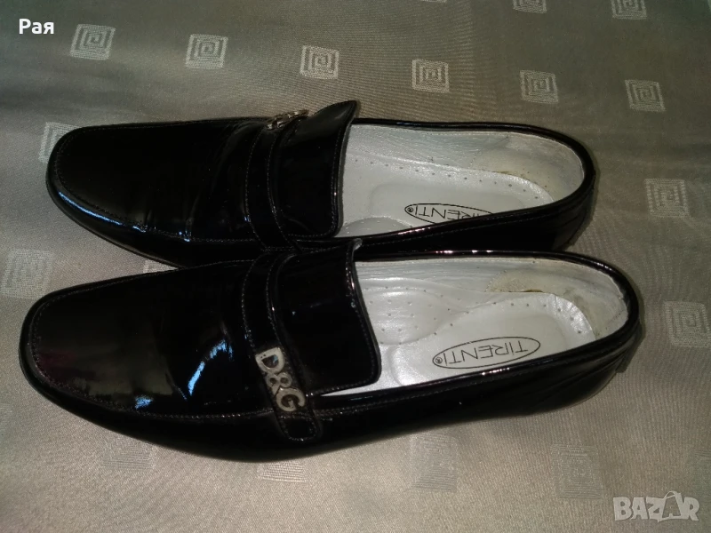 Елегантни кожени обувки D&G, снимка 1