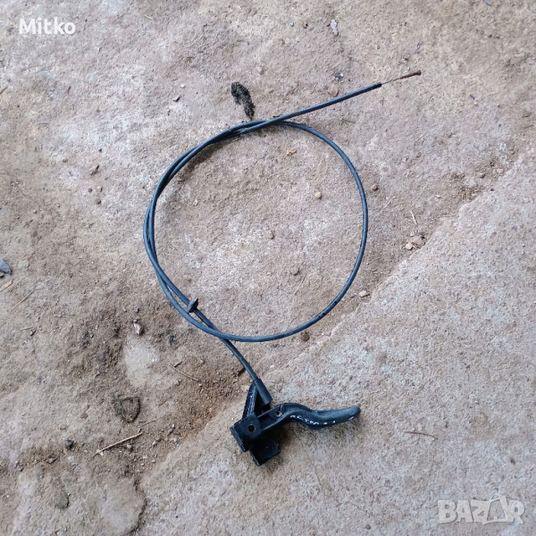 Жило + Дръжка Отваряне Преден Капак За Опел Астра Ф 1994г / Opel Astra F 1994y, снимка 1