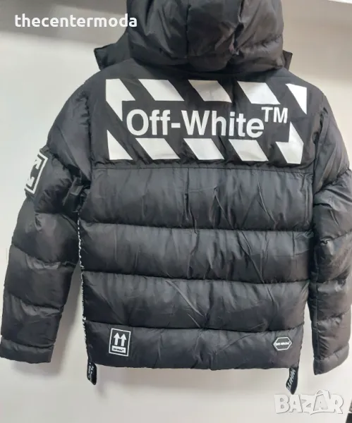 Мъжко черно яке off- white, снимка 1