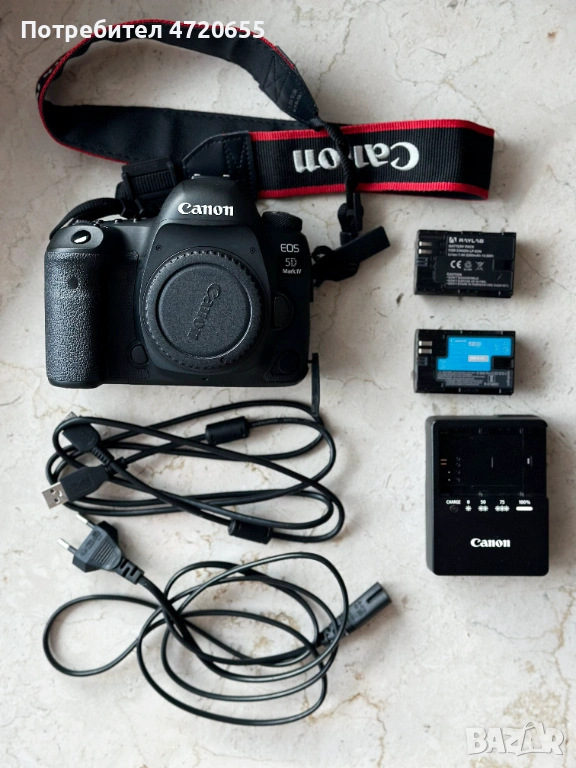 Canon EOS 5D Mark IV (тяло), 14 339 кадъра + подарък чанта, снимка 1