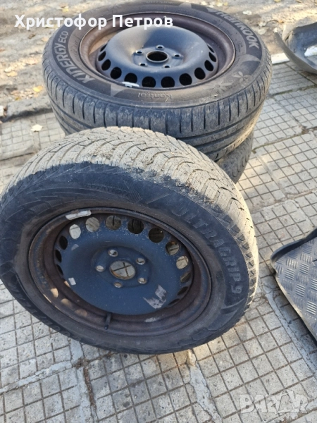 железни джанти 5х112 с гуми , снимка 1