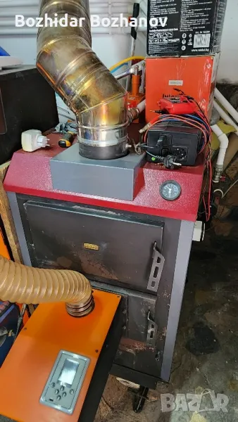 Котел на пелети 35 + кв.пълен Комплект, снимка 1