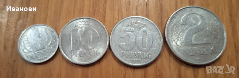 лот GDR  монети, снимка 1