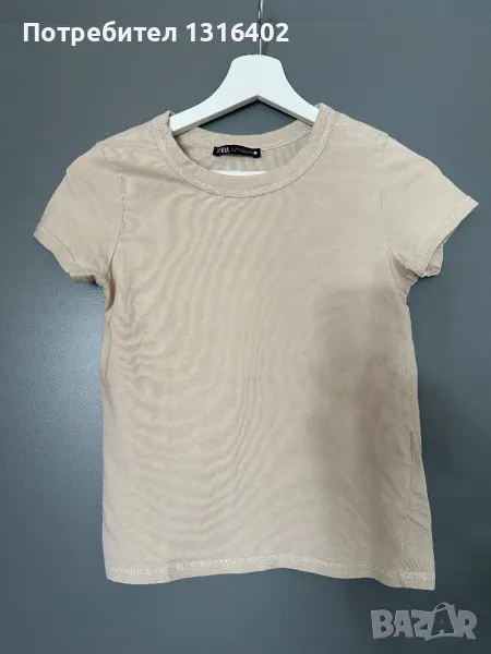 Къса тениска Zara размер XS, снимка 1