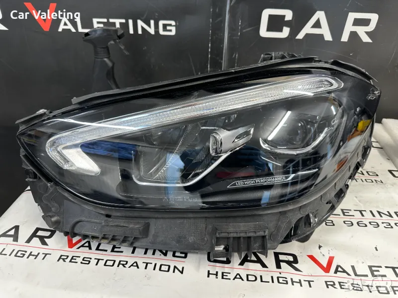 Фар фарове ляв Mercedes C klasse W206 Мерцедес 206 LED , снимка 1