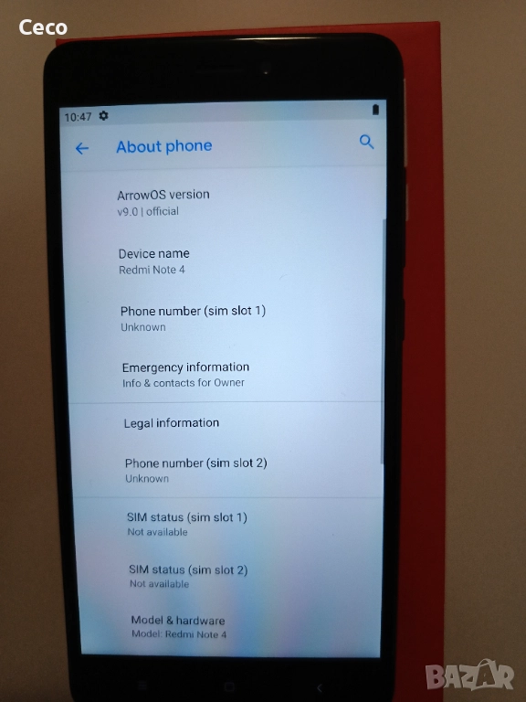 Смартфони работещи Xiaomi Redmi Note, снимка 1