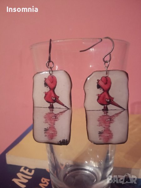 Рисувани обеци и други , снимка 1