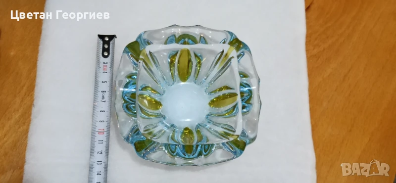 пепелник цветно стъкло Мурано, снимка 1