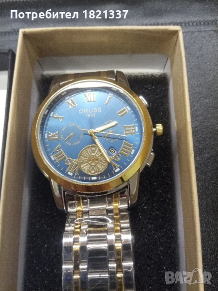 Луксозен мъжки часовник , снимка 1