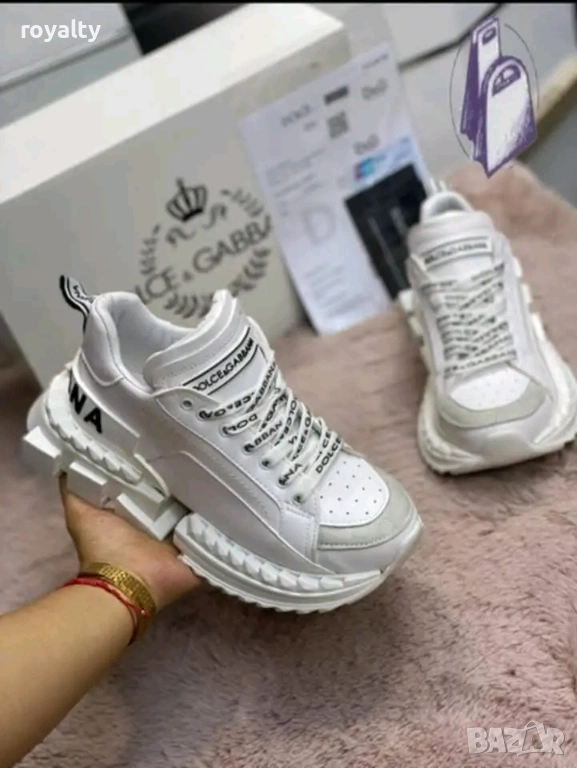 Dolce & Gabbana Бели Дамски Маратонки 36-40 Номер , снимка 1