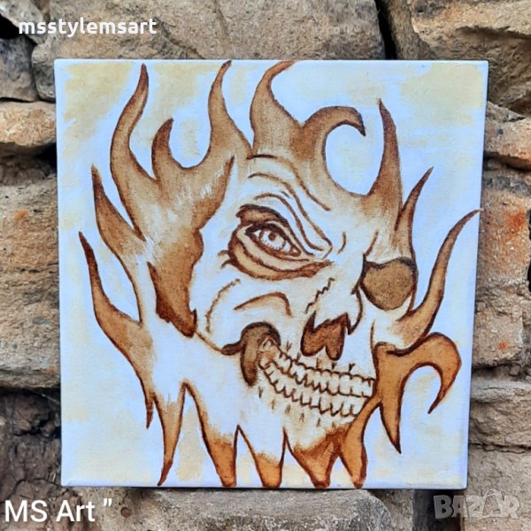 Картина ръчно рисувана с кафе!, снимка 1