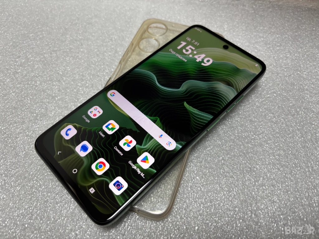 Перфектен! Motorola Moto G35 5G 256GB, Зелен, снимка 1