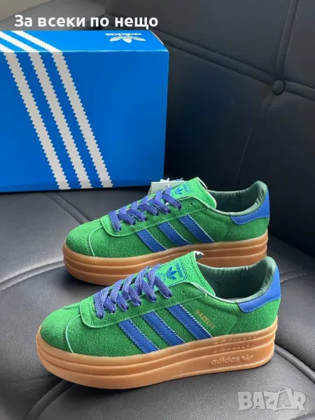 Adidas Дамски Зелени Маратонки👟Дамски Спортни Обувки В Зелен Цвят Адидас Код E417, снимка 1