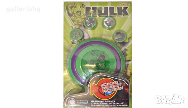 Изстрелвачка под формата на щит със светлини и звуци на Хълк (Hulk, Marvel), снимка 1