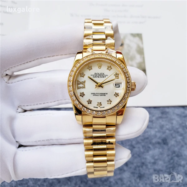 Дамски часовник Rolex Lady-Datejust 31 с автоматичен механизъм, снимка 1