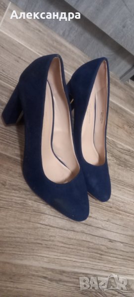 Официални тъмно сини обувки, снимка 1