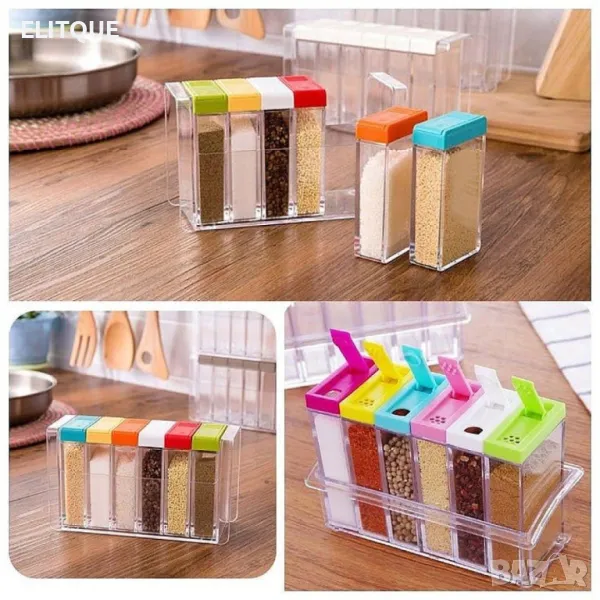 Органайзер за подправки - 6 в 1, снимка 1