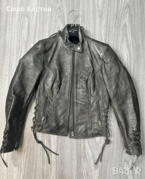 Кожено Дамско мото яке Alpinestars Stella, снимка 1