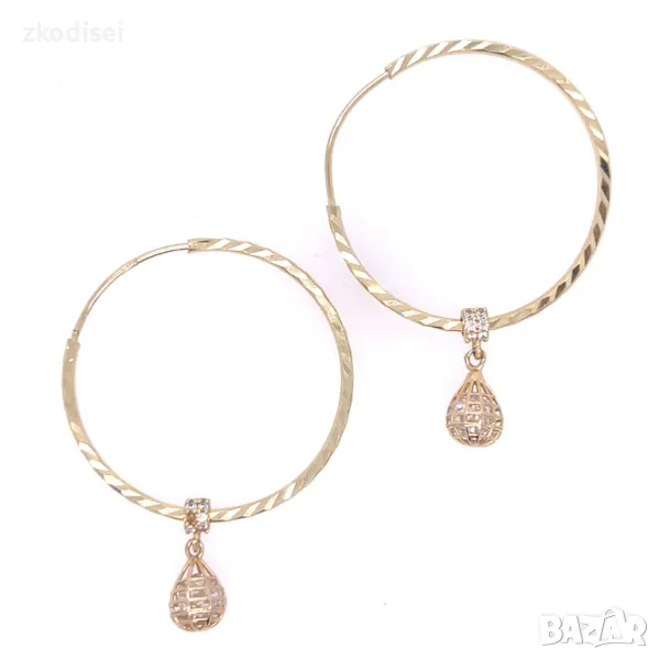 Златни обеци 3,94гр. 14кр. проба:585 модел:31424-5, снимка 1