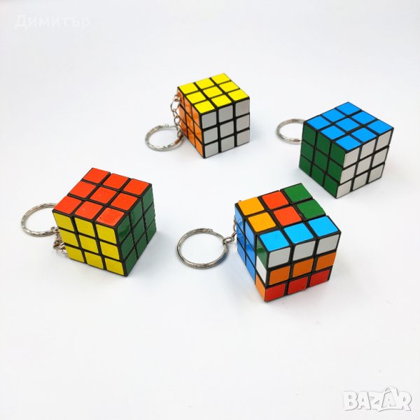 Кубче ня Рубик мини ключодържател, снимка 1