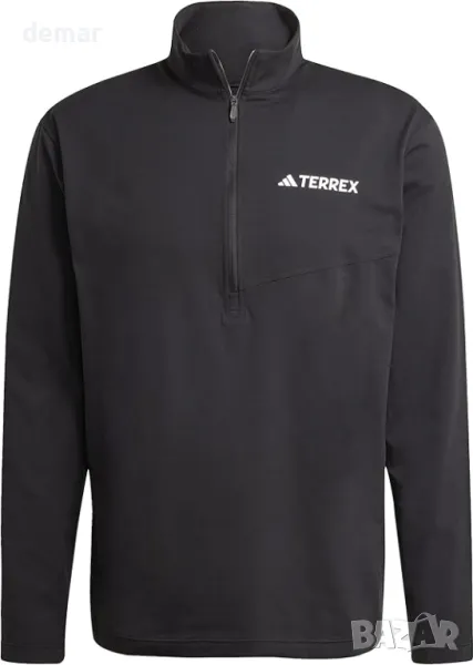 Аdidas Мъжка тениска с дълъг ръкав Terrex Multi Climacool с половин цип, XL, снимка 1