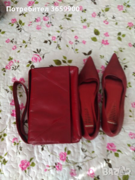 Дамски комплект, обувки и чанта, снимка 1