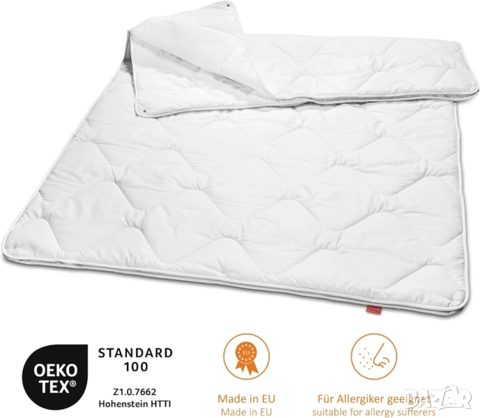 Луксозна Завивка/Одеяло Sleepling 196276 4-Сезонна Duvet 240x260см, OEKO-TEX Standard 100 Сертификат, снимка 1