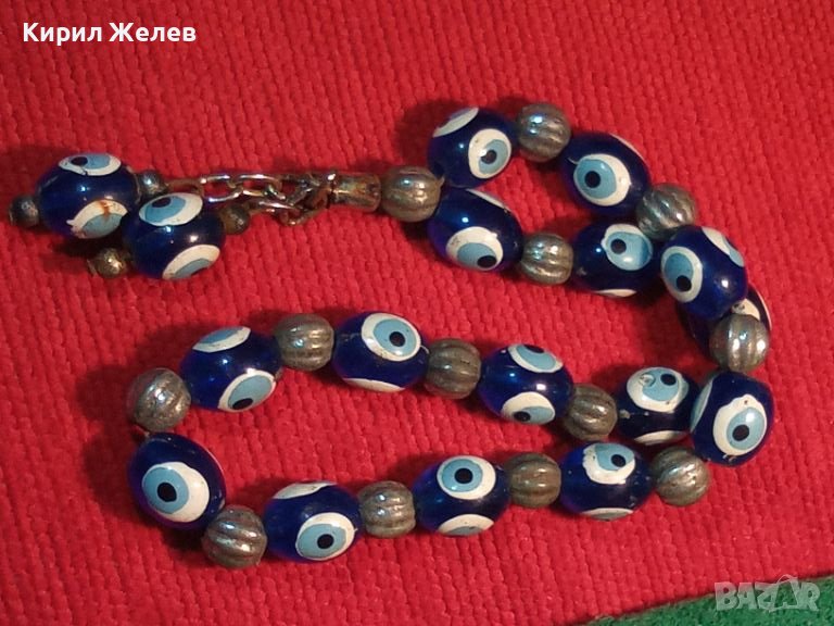 СТАРА КРАСИВА БРОЕНИЦА За МОЛИТВА ЩАСТИЕ КЪСМЕТ с ОКОТО на НАЗАР ПРОТИВ УРОКИ 43941, снимка 1