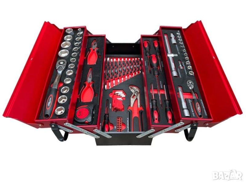 Метален куфар с инструменти 85ч., снимка 1