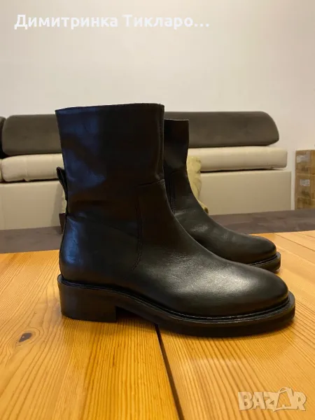 Боти от естествена кожа Marks and Spencer , снимка 1