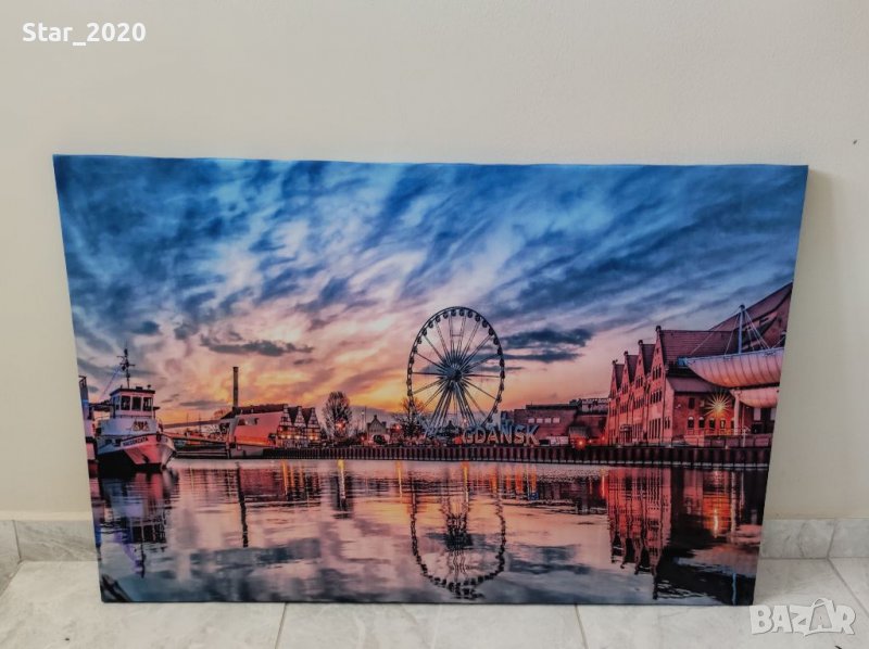 Светеща картина с LED осветление - Виенско колело , снимка 1