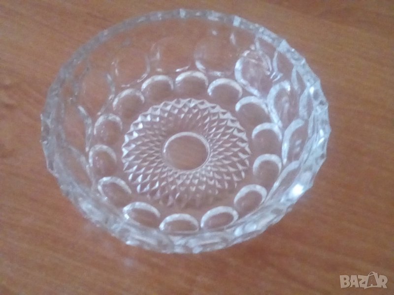 Стъклена купа/ фруктиера, снимка 1