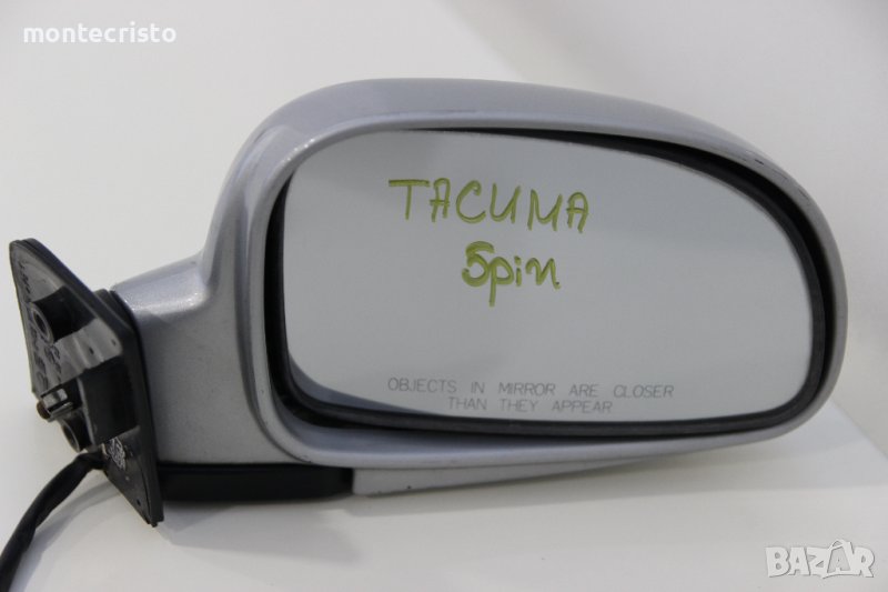 Дясно огледало Chevrolet Tacuma (2001-2008г.) Daewoo Tacuma / Шевролет Такума / 5 пина ✔️Цвят: Сив, снимка 1